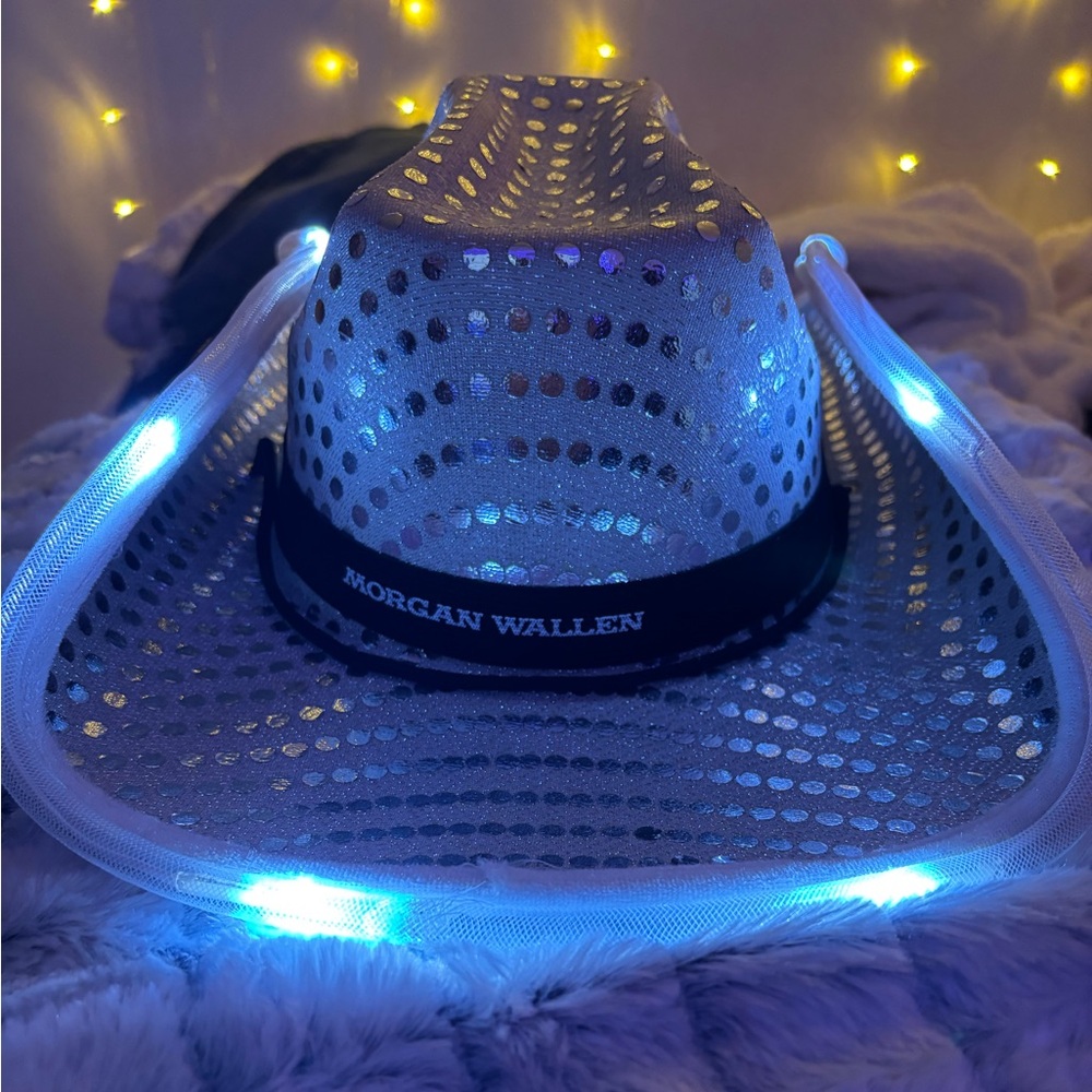 light up morgan wallen cowboy hat